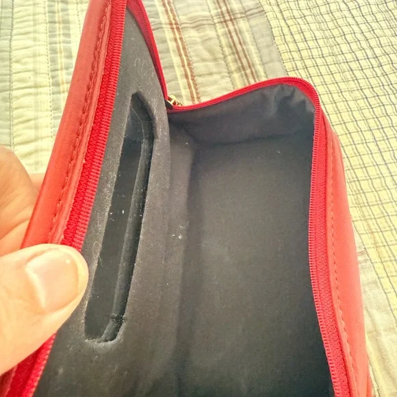 Vintage Coach Chubby Cosmetic/Travel Case - Red (#6925) - Picture 8 of 10